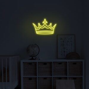 crown neon sign