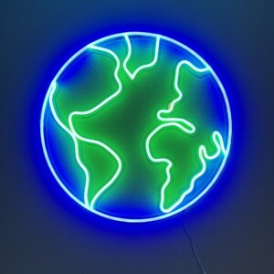 earth neon light