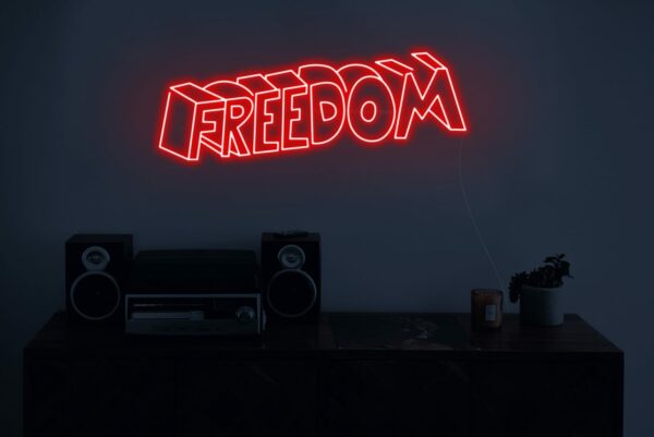 freedom neon light