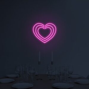 heart neon signs