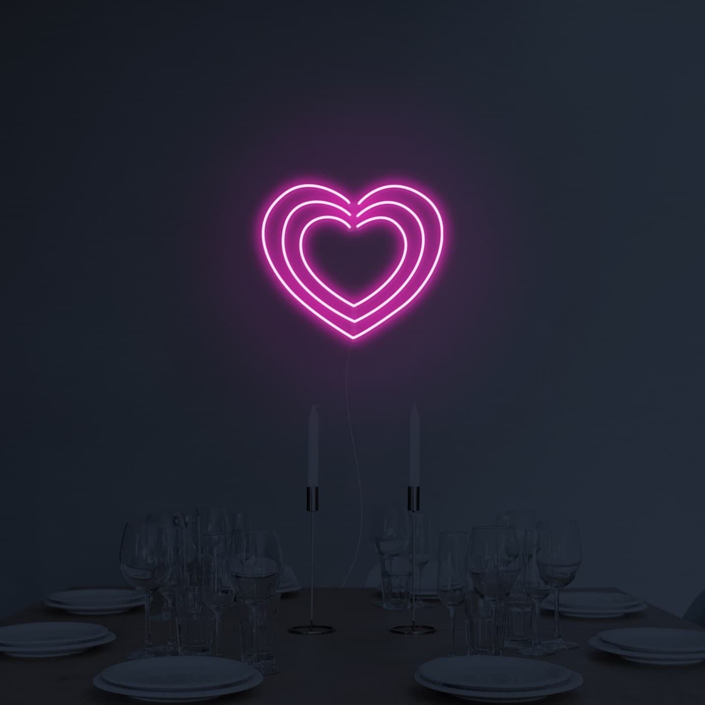 heart neon signs