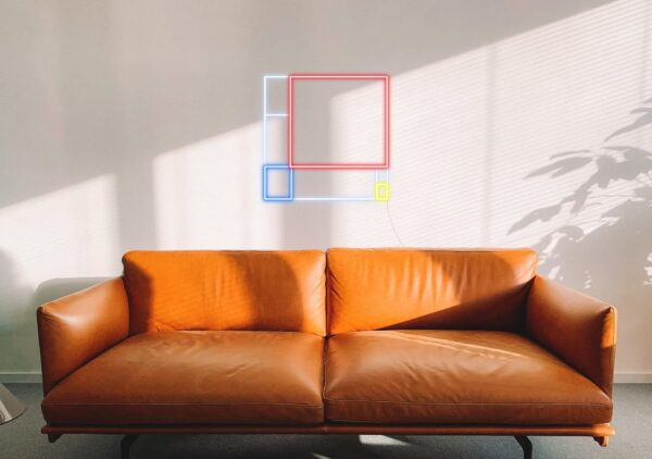 mondrian neon sign