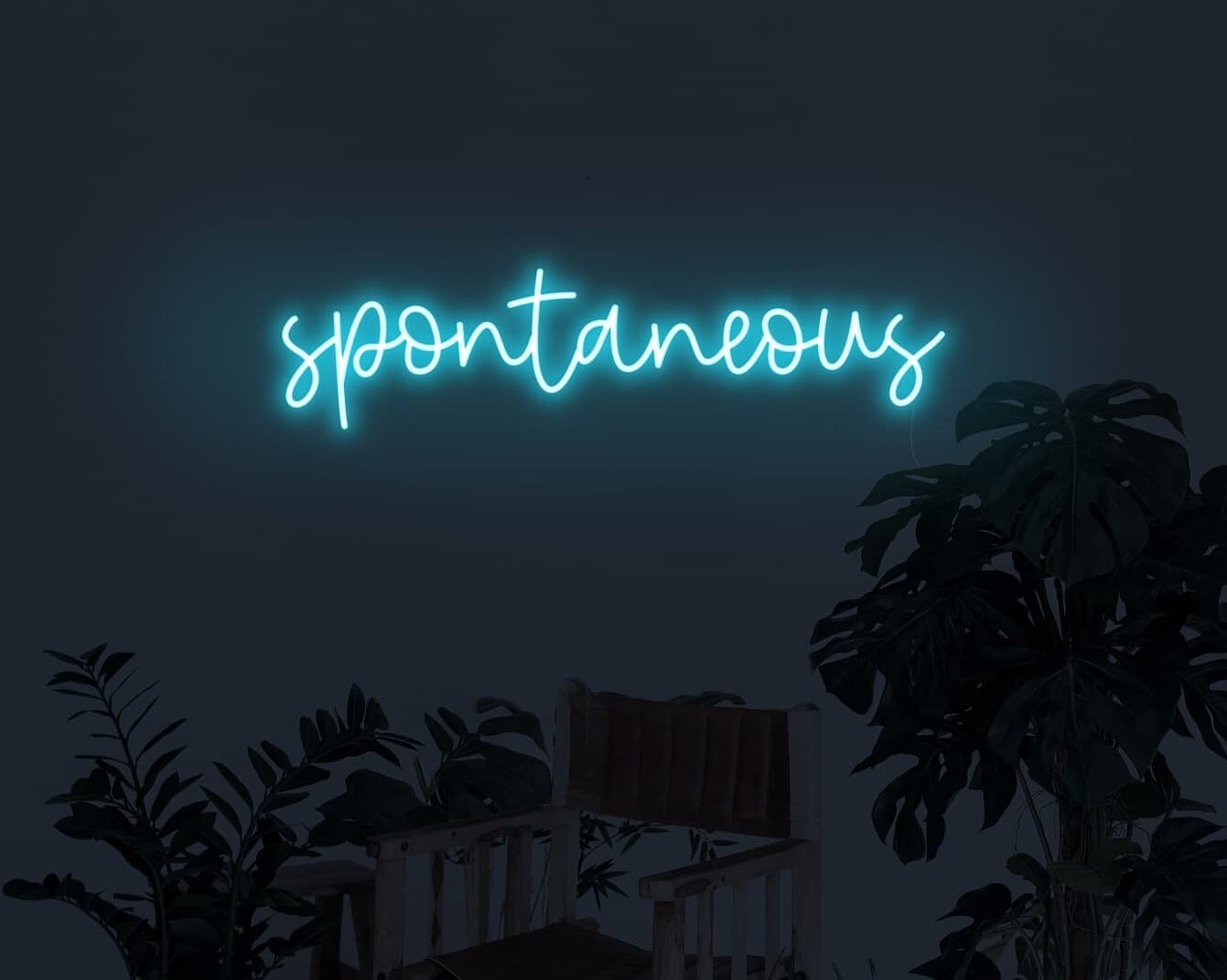 spontaneous neon signs