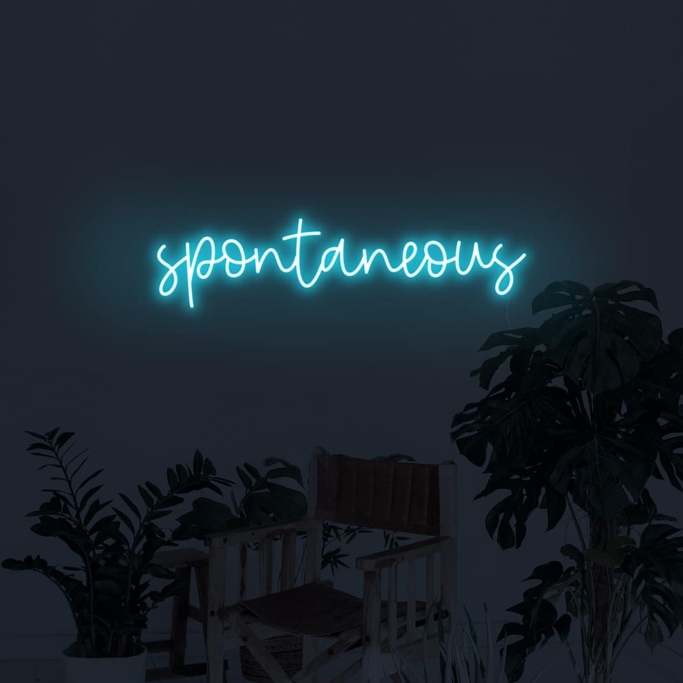 spontaneous neon signs