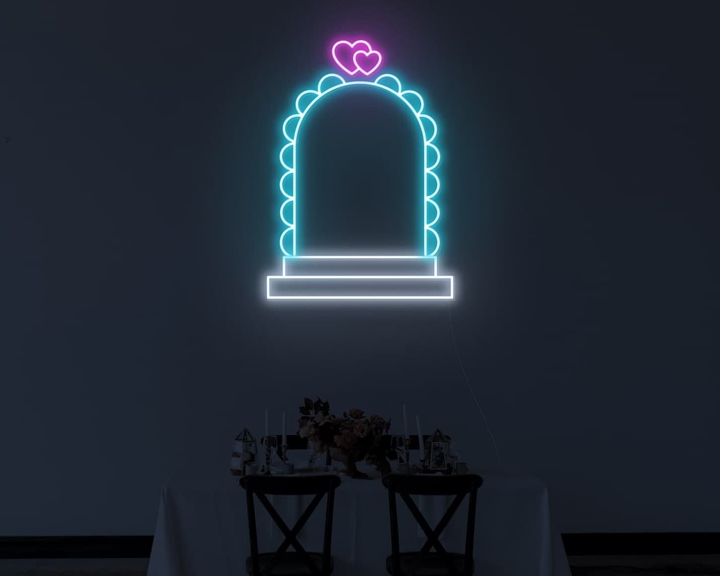 wedding aisle neon signs