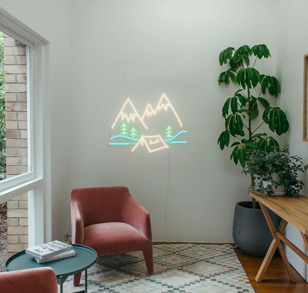 camping neon light