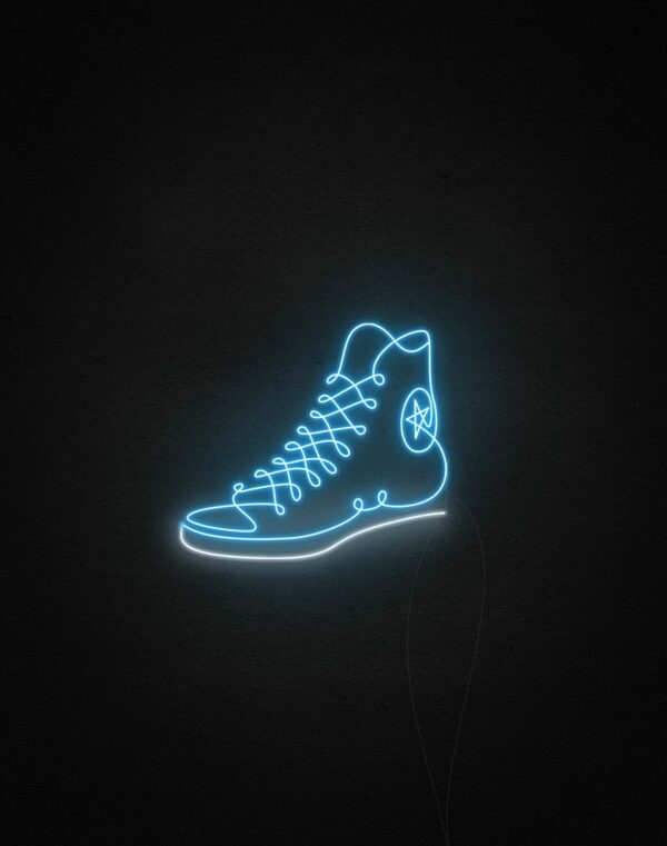 converse neon light