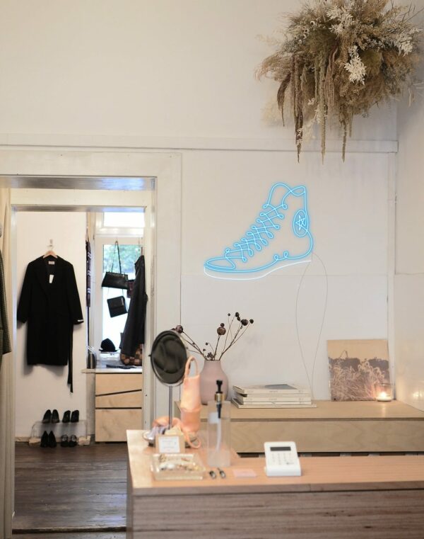 converse neon sign