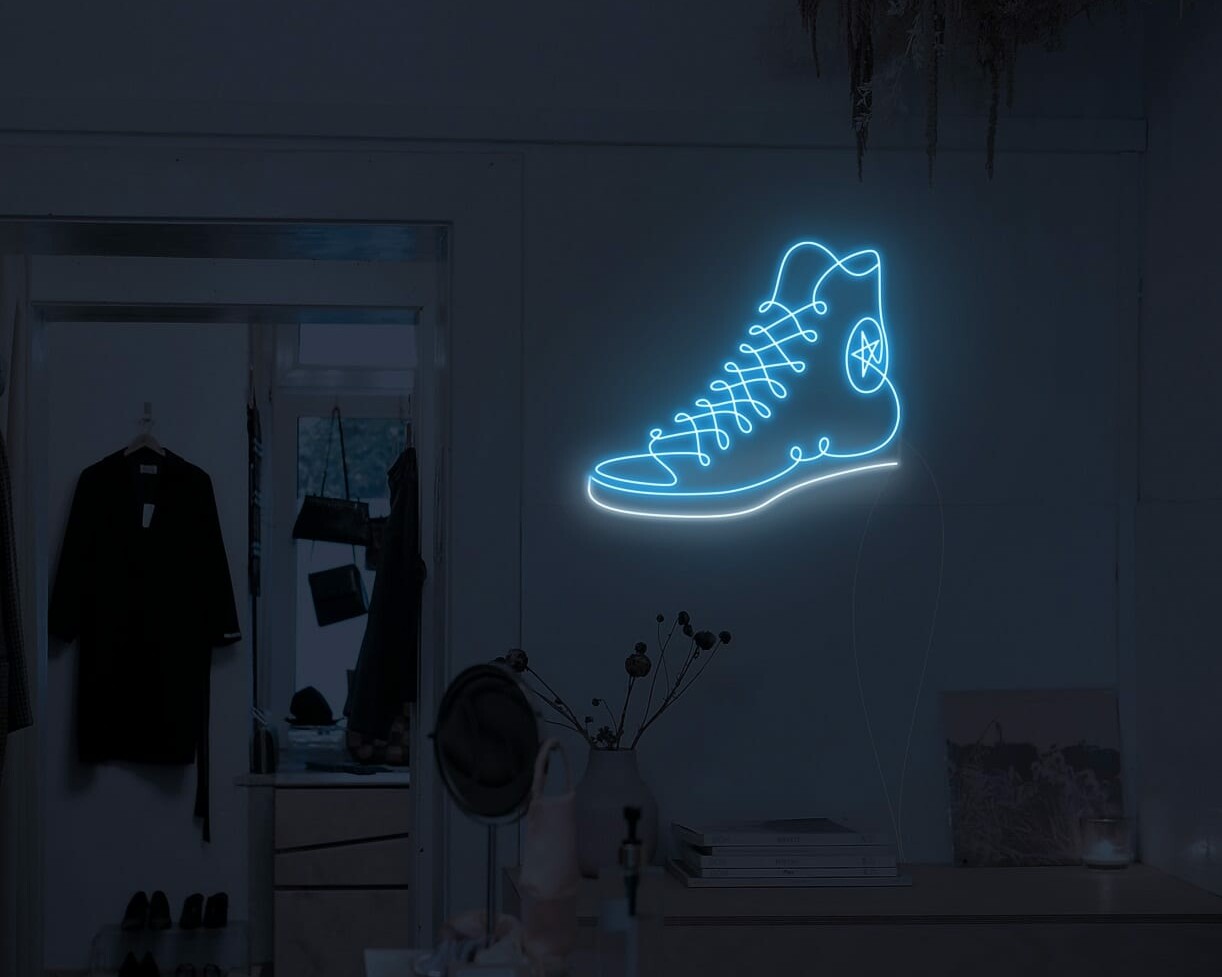 converse neon signs