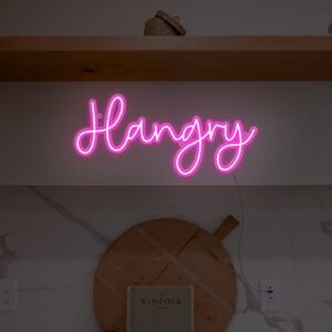 hangry neon signs