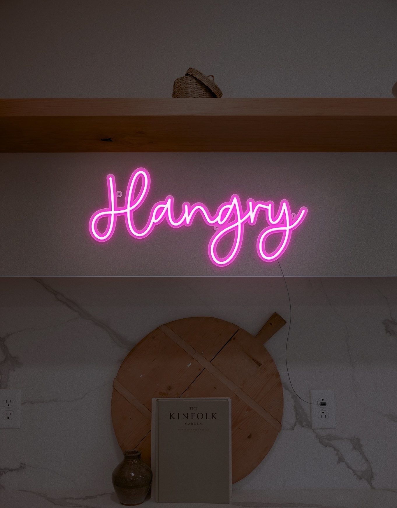 hangry neon signs