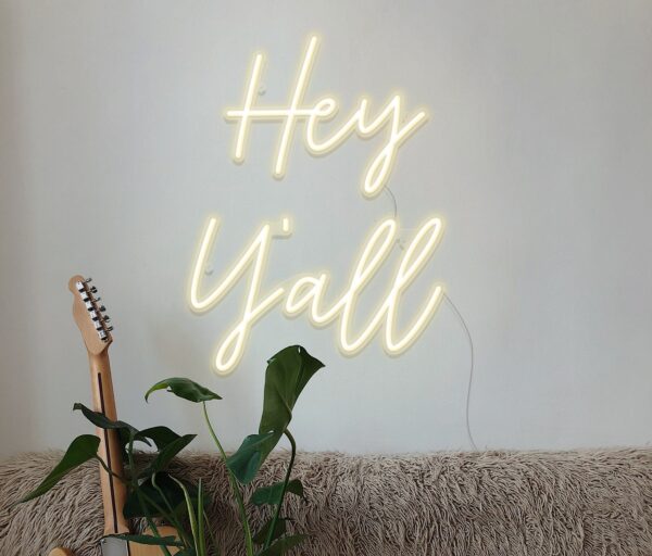 hey yall neon light