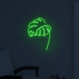 palm leaf neon sign