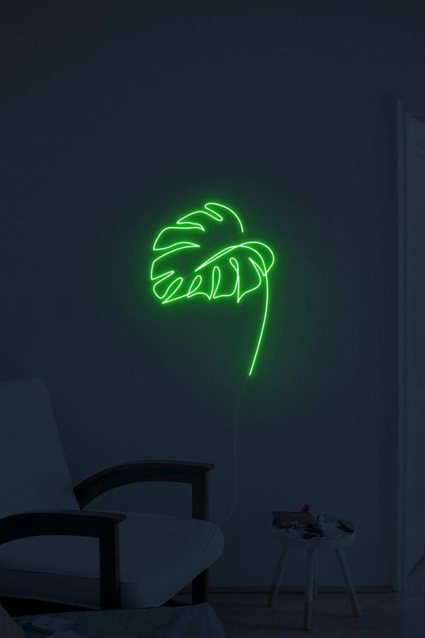 palm leaf neon sign