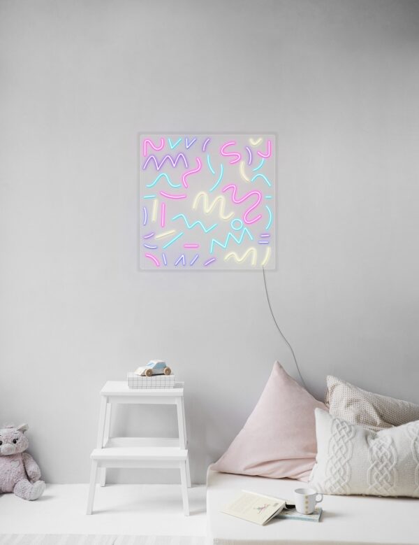rainbow sprinkles neon sign
