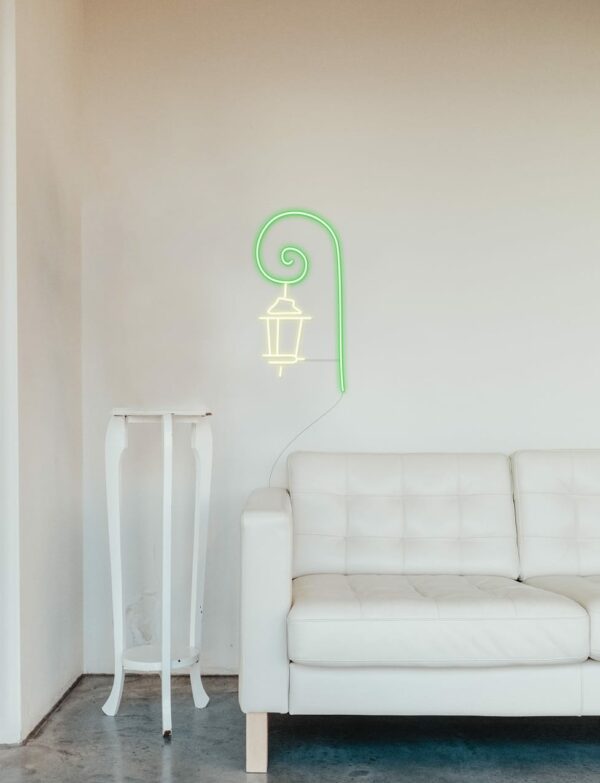 street lamp neon signs