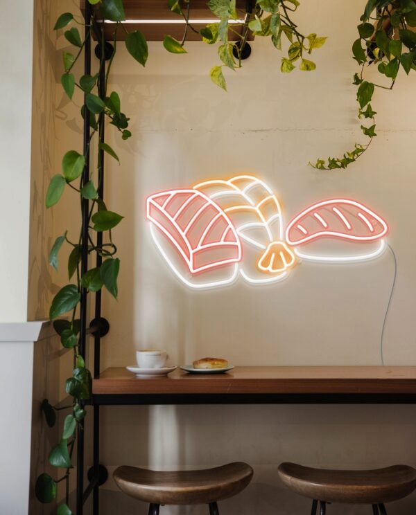 sushi neon light