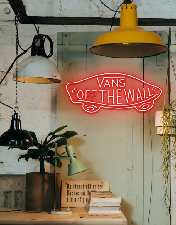 vans neon light