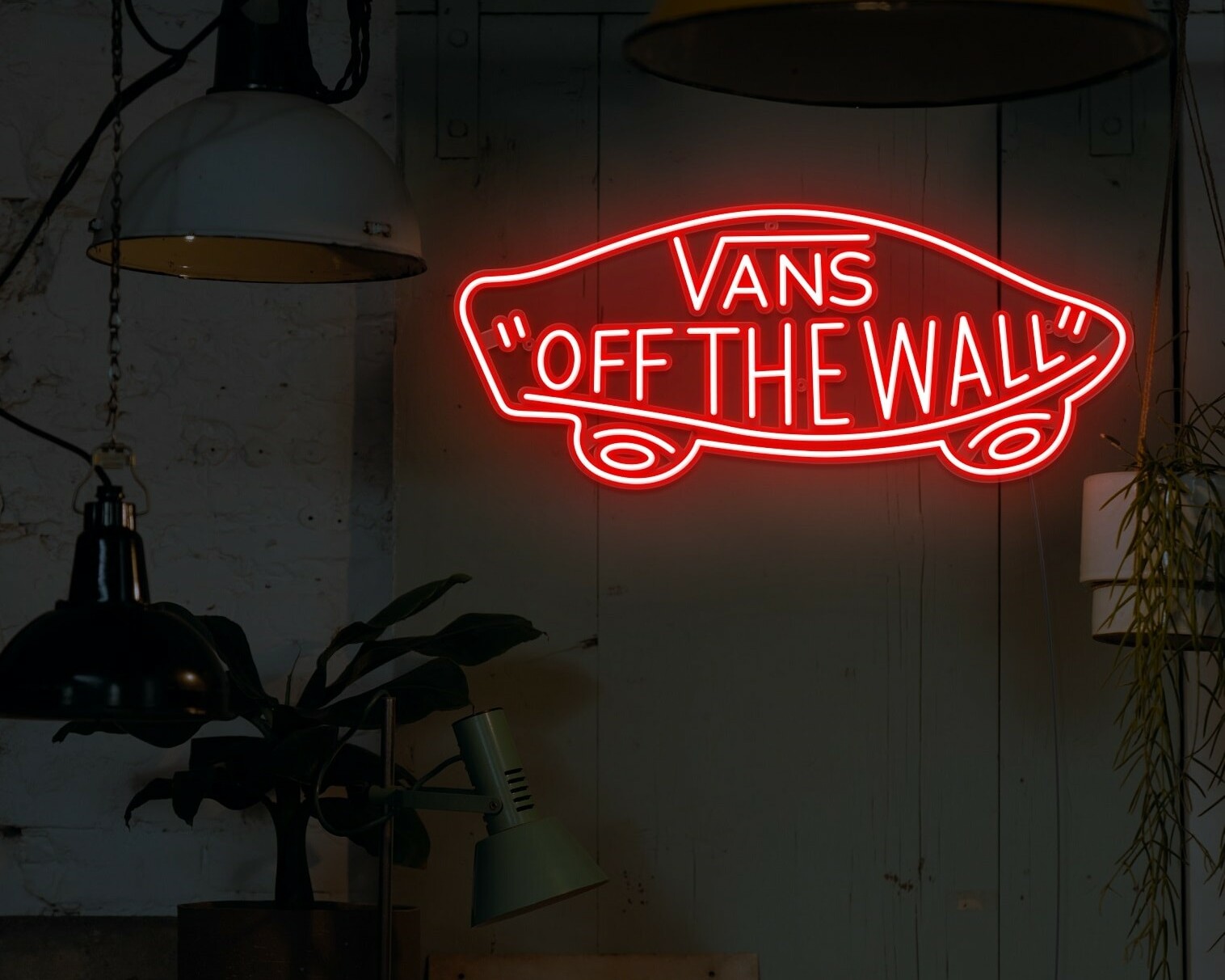 vans neon signs