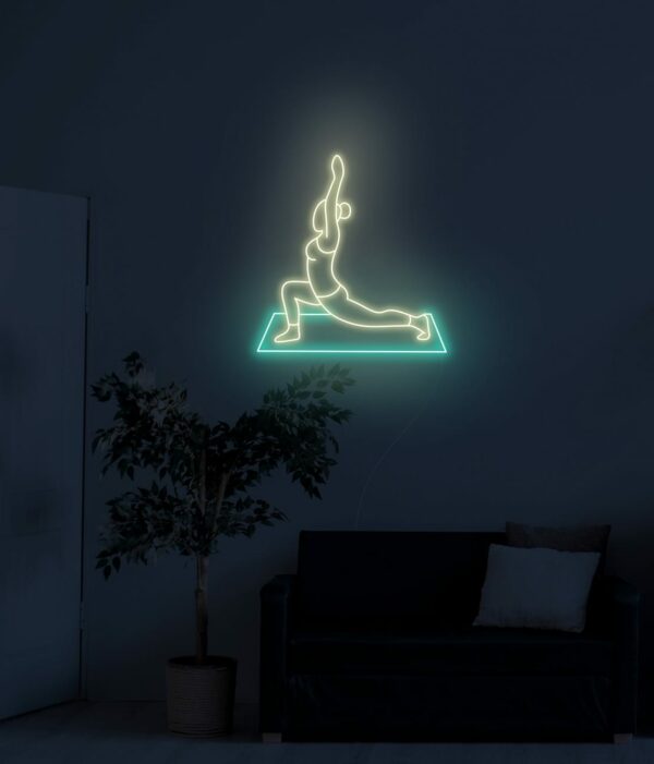 yoga neon sign