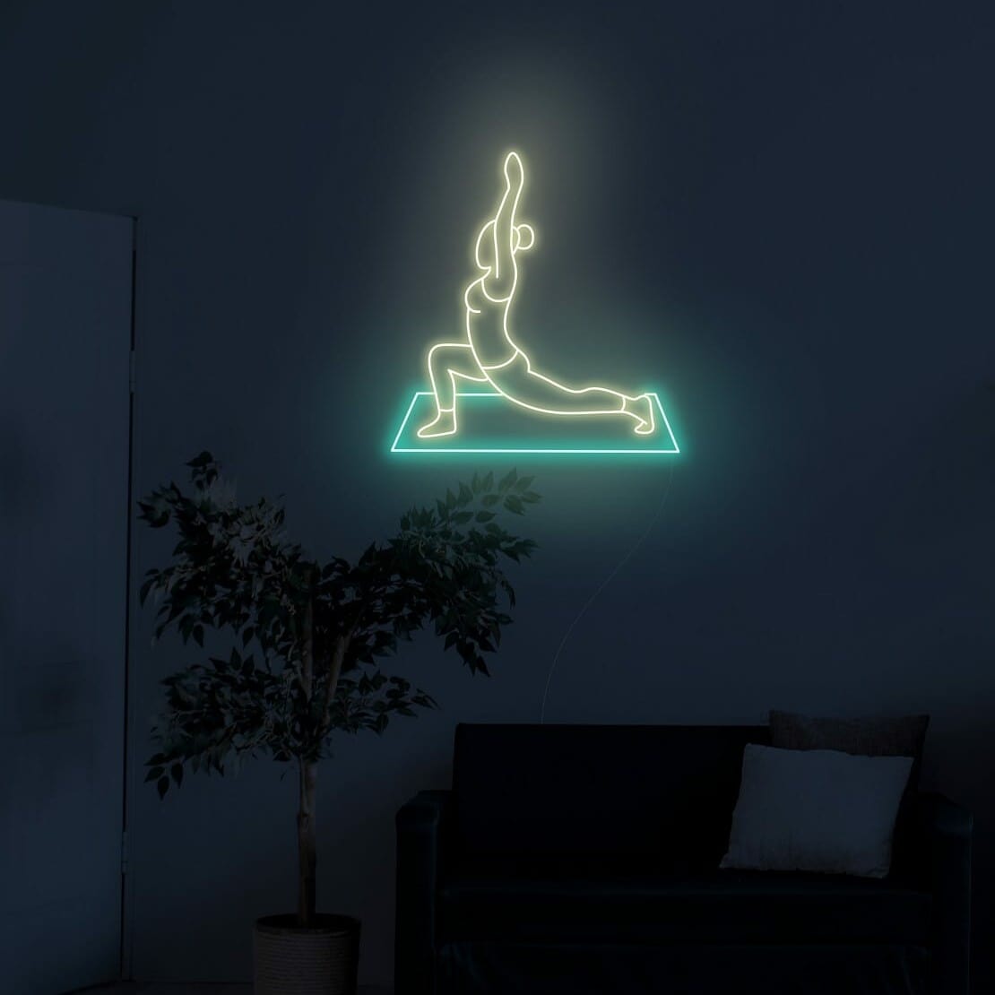 yoga neon sign