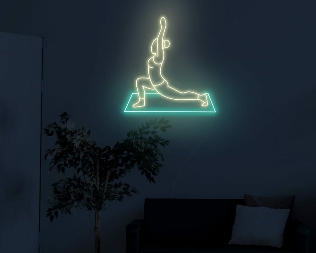 yoga neon sign