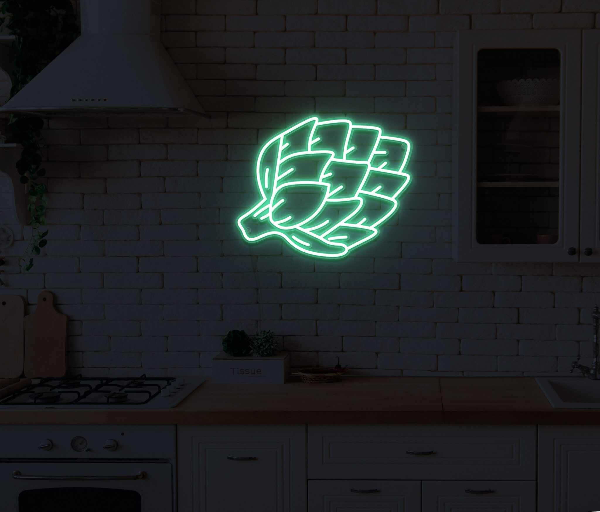 Artichoke neon light