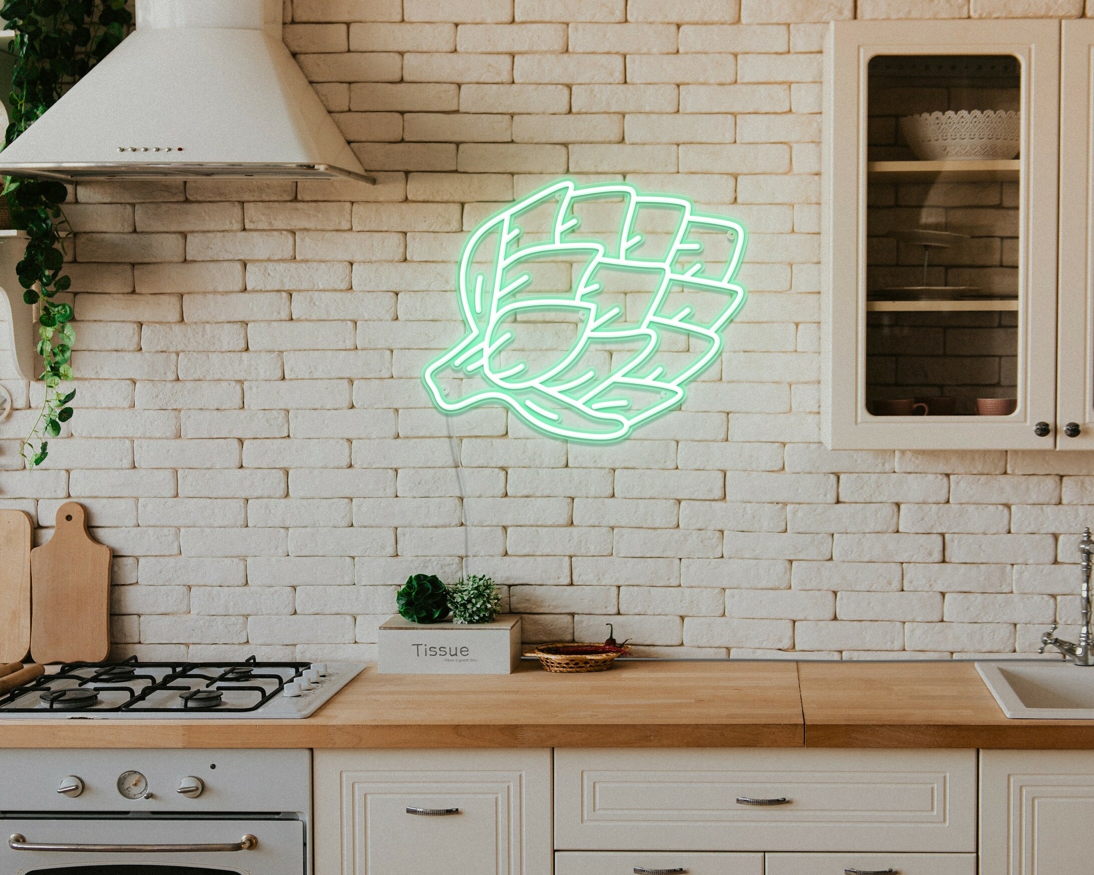 Artichoke neon sign