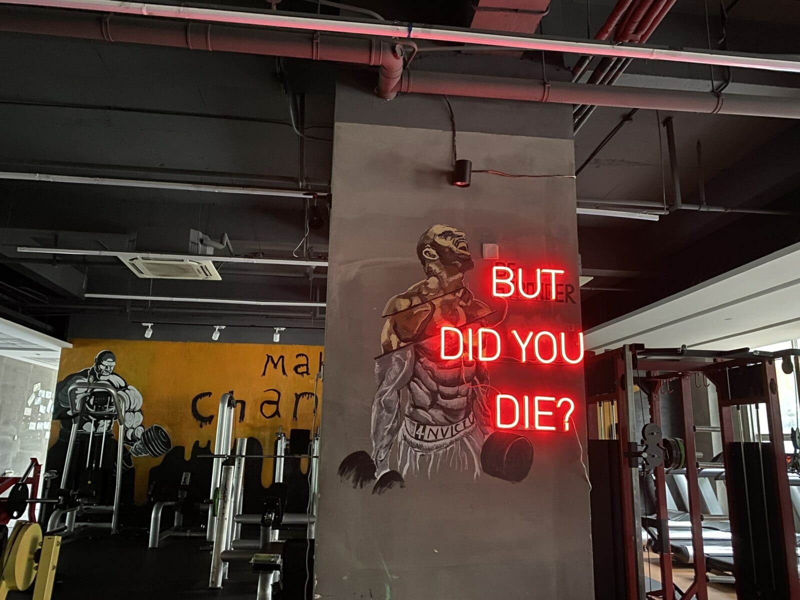 But did you die neon light