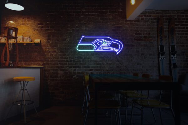 Seattle Seahawks custom neon signs