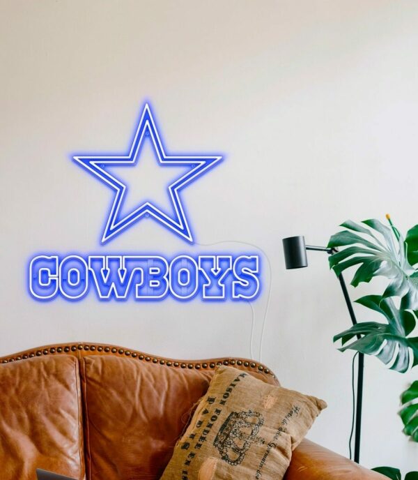 dallas cowboy custom neon