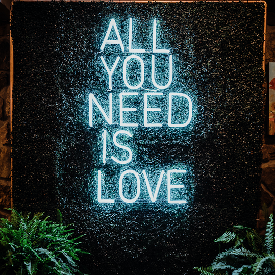 custom wedding neon sign