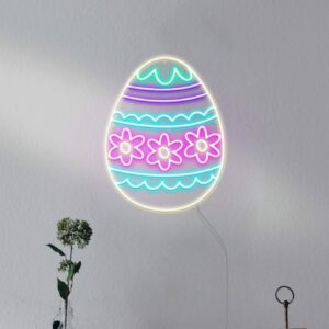 Easter egg neon signs