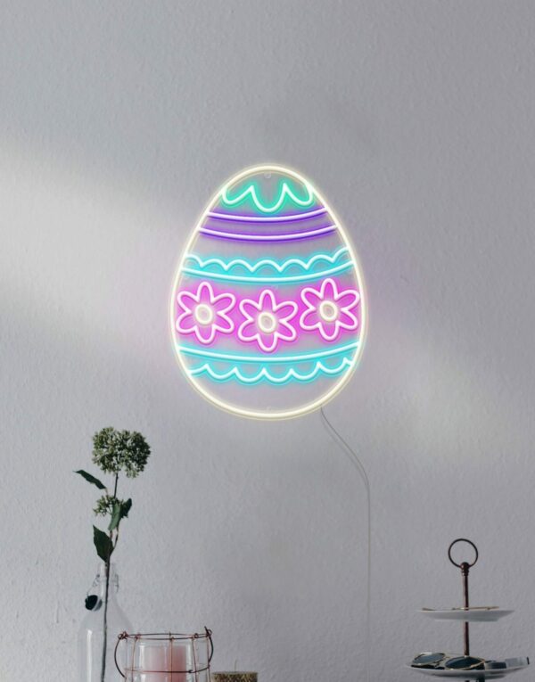 Easter egg neon signs