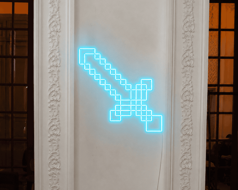 Minecraft Game neon sign man cave decor