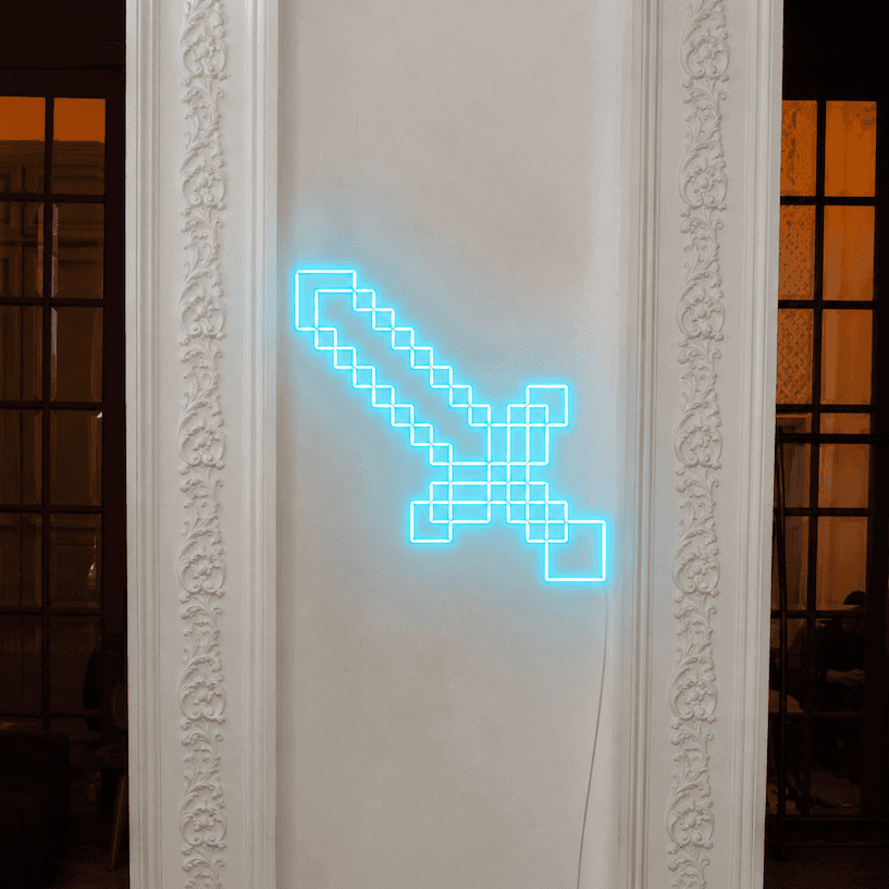 Minecraft Game neon sign man cave decor
