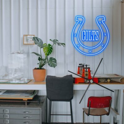 NFL neon sign Colts