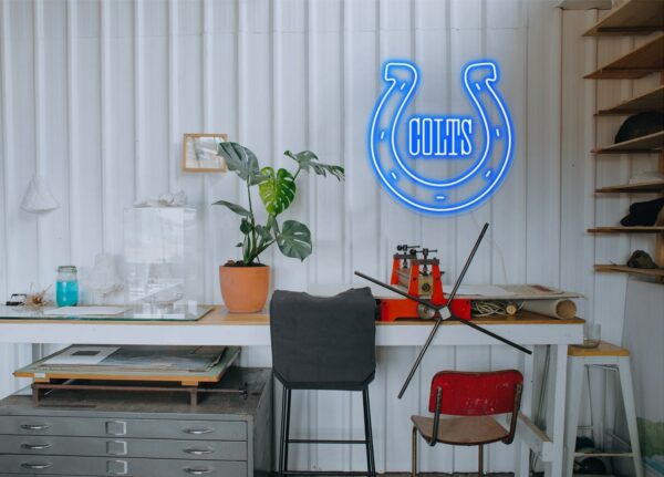 NFL neon sign Colts