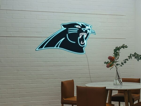 NFL panthers neon sign