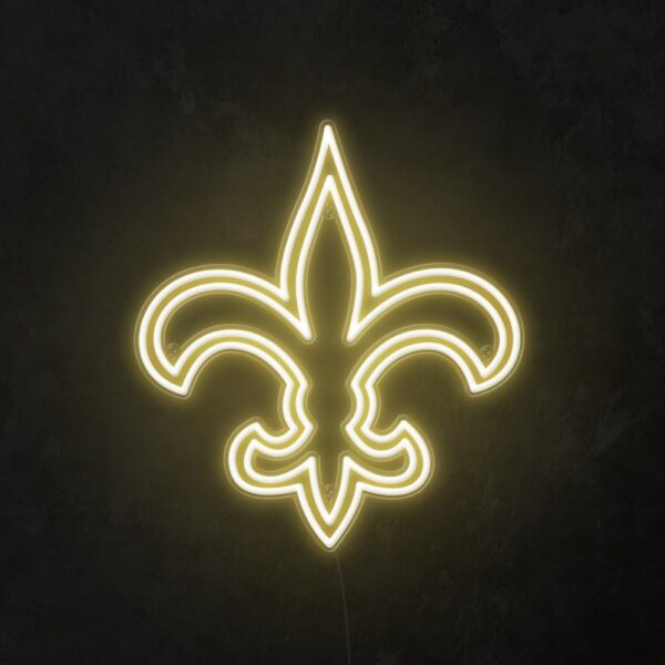 New Orleans saints neon sign
