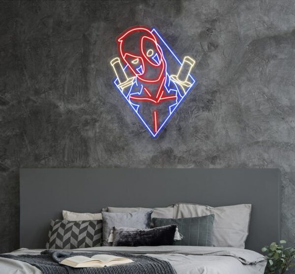 deadpool neon light