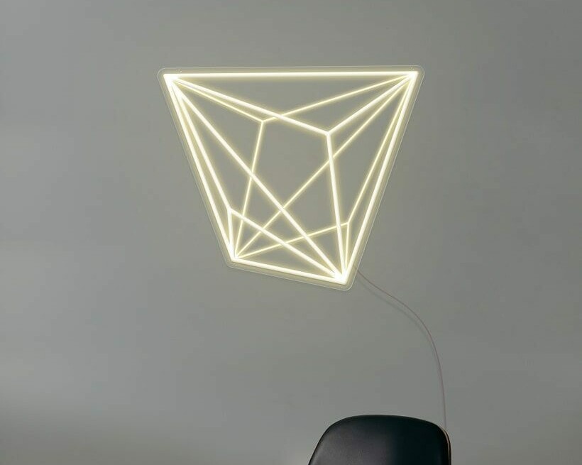 diamond neon light