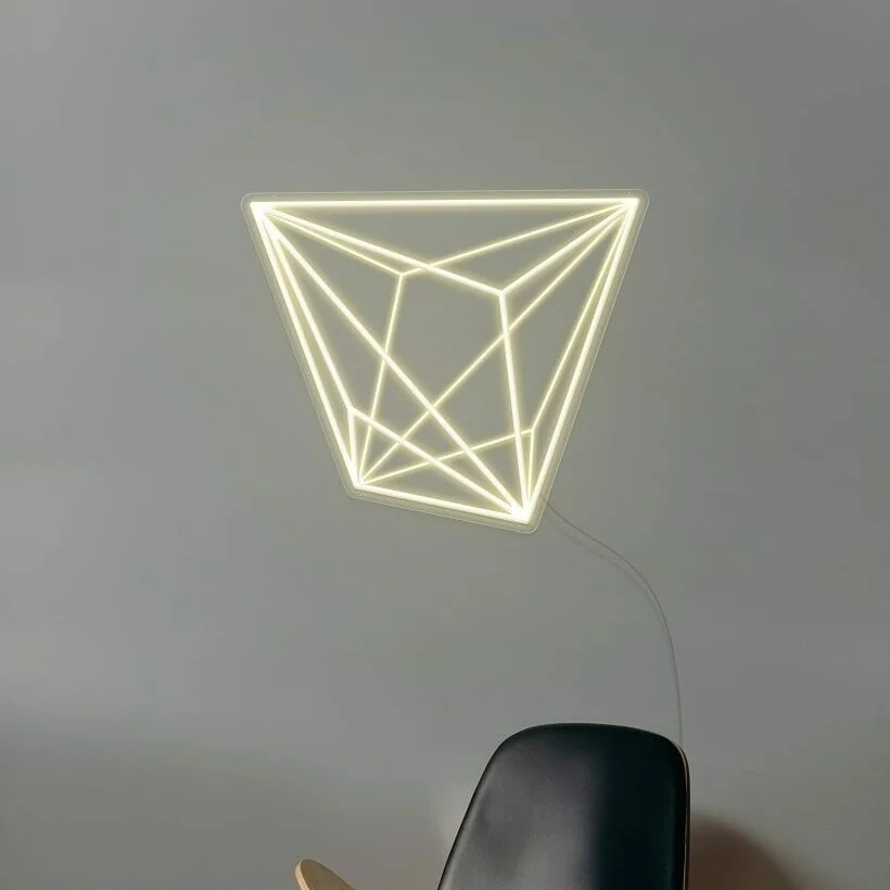 diamond neon light