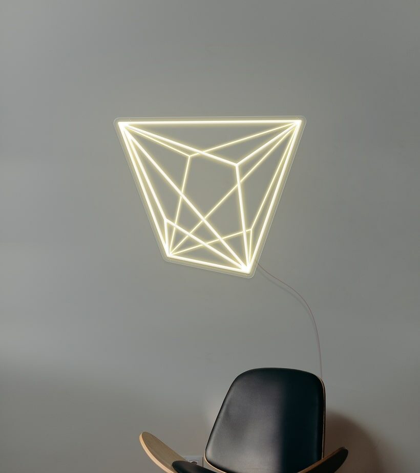 diamond neon light