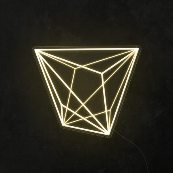 diamond shape neon sign