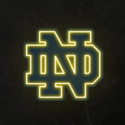 notre dame neon signs