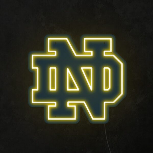 notre dame neon signs