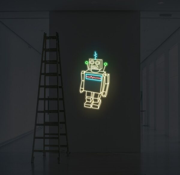 robot neon for him