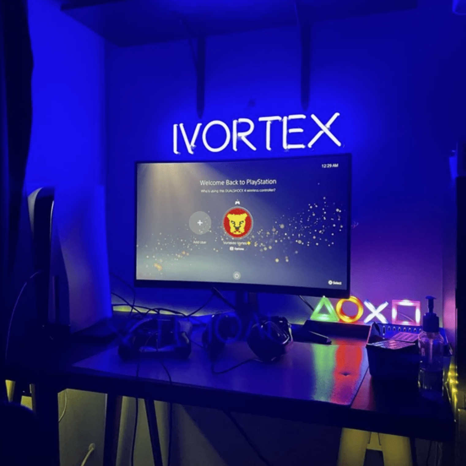 gaming room neon sign