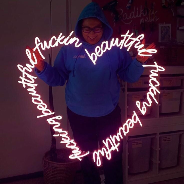 special heart neon sign